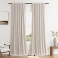 100% Blackout Curtains 96 Inch Length 2 Panels Set by Guken