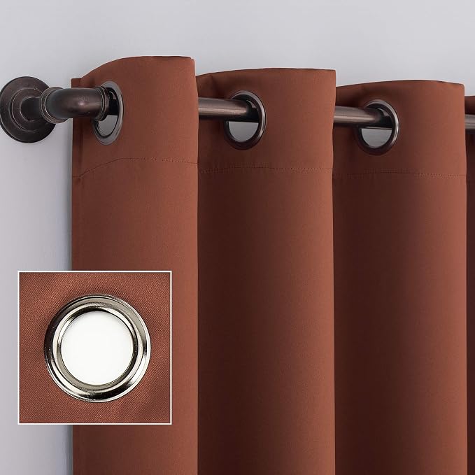 Sun Zero Nordic 2-pack Theater Grade Extreme 100% Blackout Grommet Curtain - Image 3