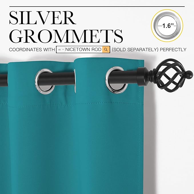 NICETOWN Room Divider Heavy Curtain Screen Partitions, Basement Hospital - Image 3
