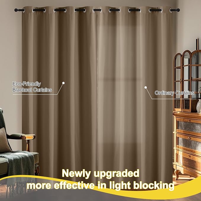 NICETOWN 100% Blackout Curtains - Image 8