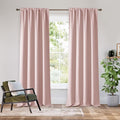 RYB HOME Bedroom Blackout Curtains 80 inches Long, 100% Blackout | Thermal by RYBHOME