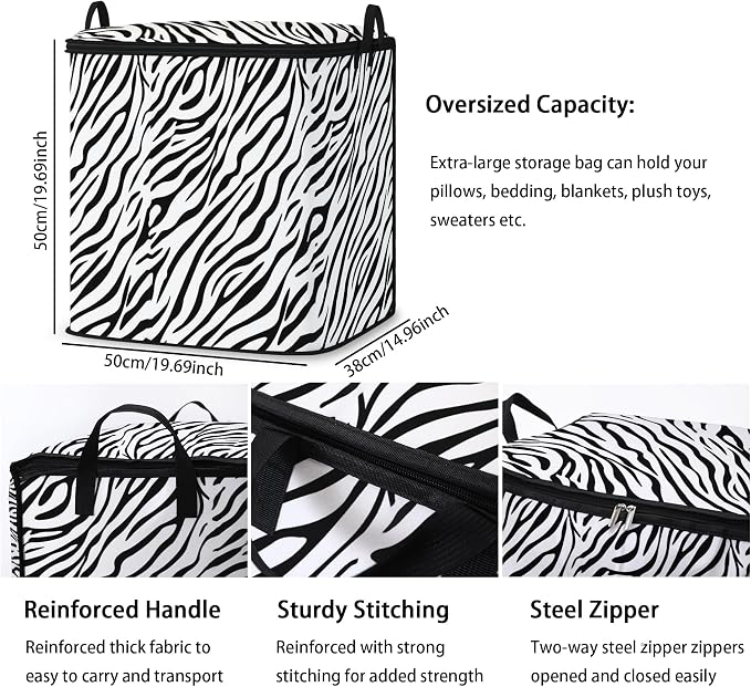 2pcs blanket storage bag for under bed, closet organizers 95L | clothing - Image 3