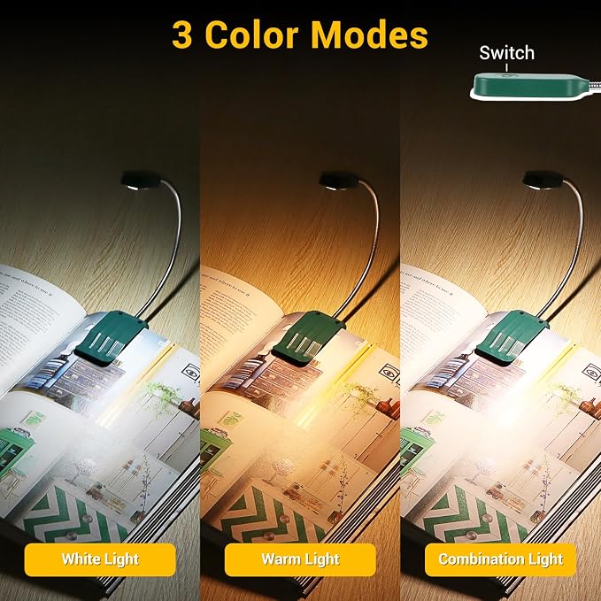 2 Pack Rechargeable Book Lights - Image 2