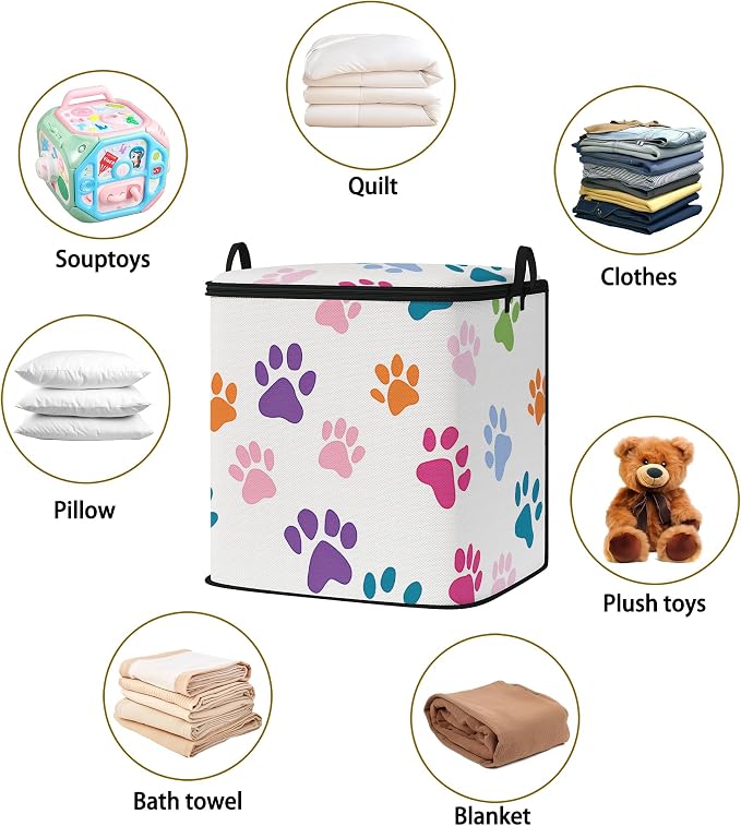 2pcs blanket storage bag for under bed, closet organizers 95L | clothing - Image 2