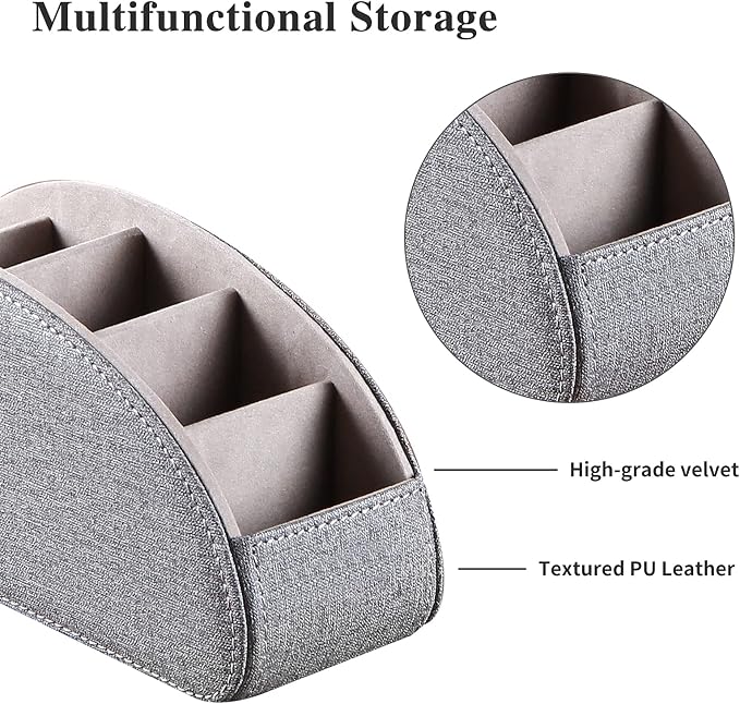 Pu Leather TV Remote Control Holder - Image 2
