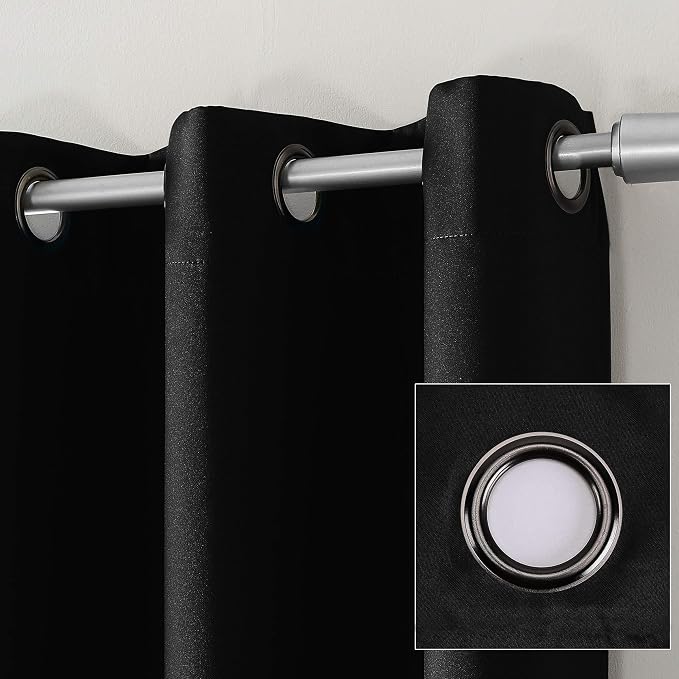 Sun Zero Nordic 2-pack Theater Grade Extreme 100% Blackout Grommet Curtain - Image 4