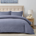 Hansleep Greyish Blue Quilt King Size by Hansleep