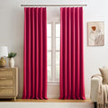 Pinch Pleated Curtains 108 Inches Long, Energy Saving Window Treatment Privacy by KEQIAOSUOCAI