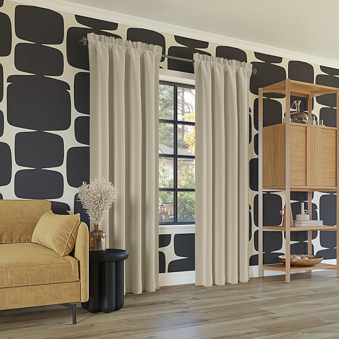 Sun Zero Oslo Theater Grade Extreme 100% Blackout Rod Pocket Curtain Panel - Image 6