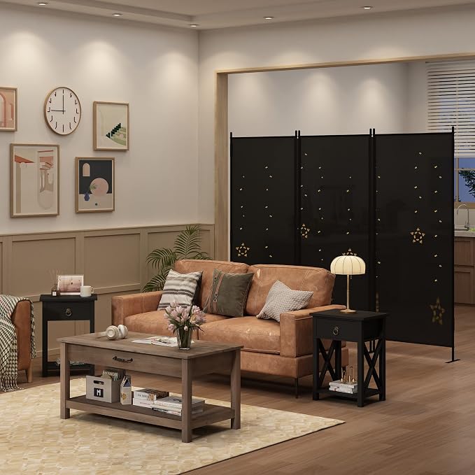 Room Divider Panel 6Ft Privacy Screen Wall Dividers, Portable Room Partition - Image 9
