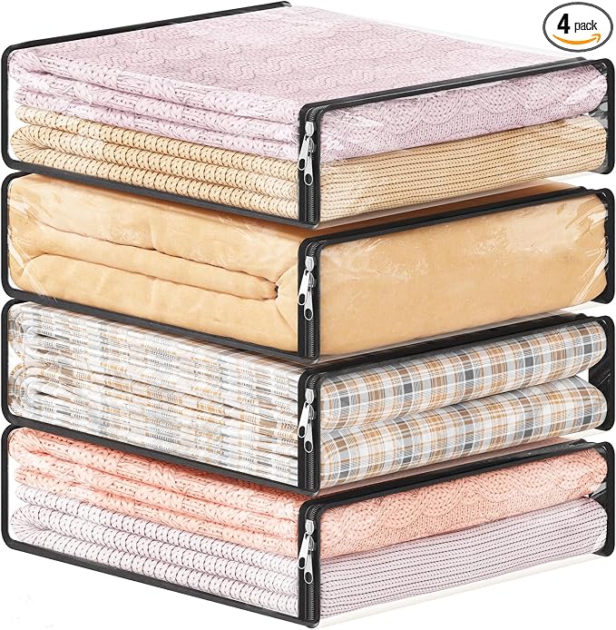 Lifewit 14L Clear Sheet Storage Bags by Lifewit