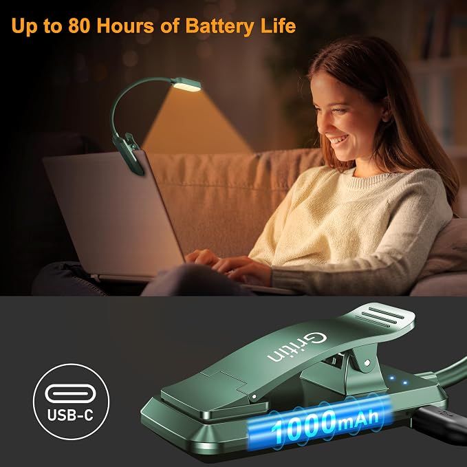 Gritin 16 LED Rechargeable Book Light - Image 6