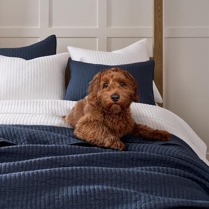 Levtex Home Cross Stitch Reversible Full/Queen Quilt Set - Image 8
