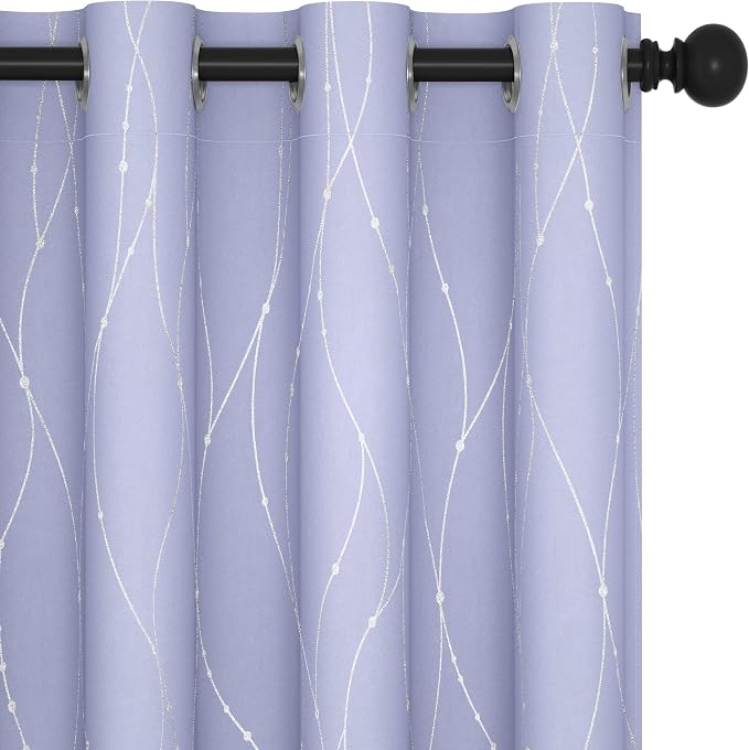 Deconovo Living Room Curtains 45 Inches Long, Thermal Insulated, Room Darkening by Unknown