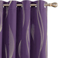 Deconovo Curtains for Living Room, Pattern Blackout Curtains 84 Inches Long | by Unknown