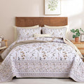 WONGS BEDDING Floral Quilt Set King by WONGSBEDDING