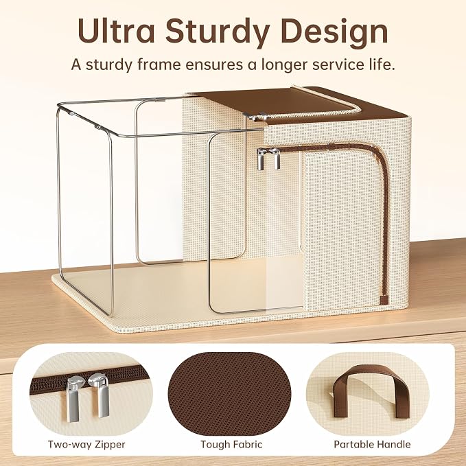 Clothes Storage Bins, 3 Openings - Image 5