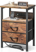 Lazzanto Night Stand with Charger Station by Lazzanto