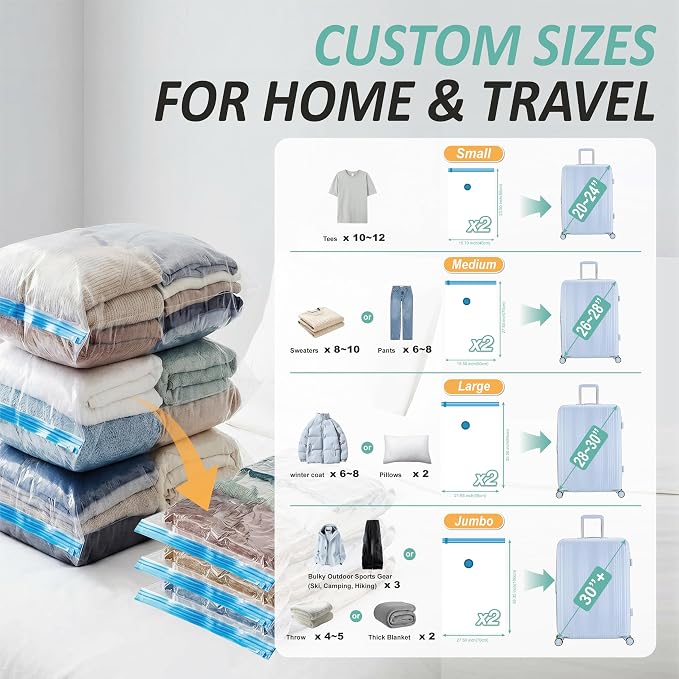 Travel Vacuum Storage Bags - Image 4