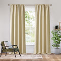 RYB HOME Bedroom Blackout Curtains 80 inches Long, 100% Blackout | Thermal by RYBHOME