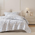 QSH 100% Cotton Floral Quilt Oversized Queen by QSH