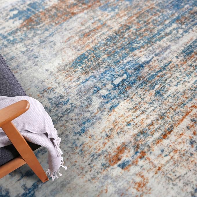 Abstract Runner Rug 3x16 Ft Extra Long Washable Runners - Image 7