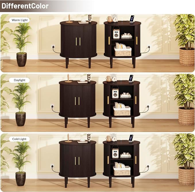 DHH Mid Century Modern Nightstand set of 2 - Image 7