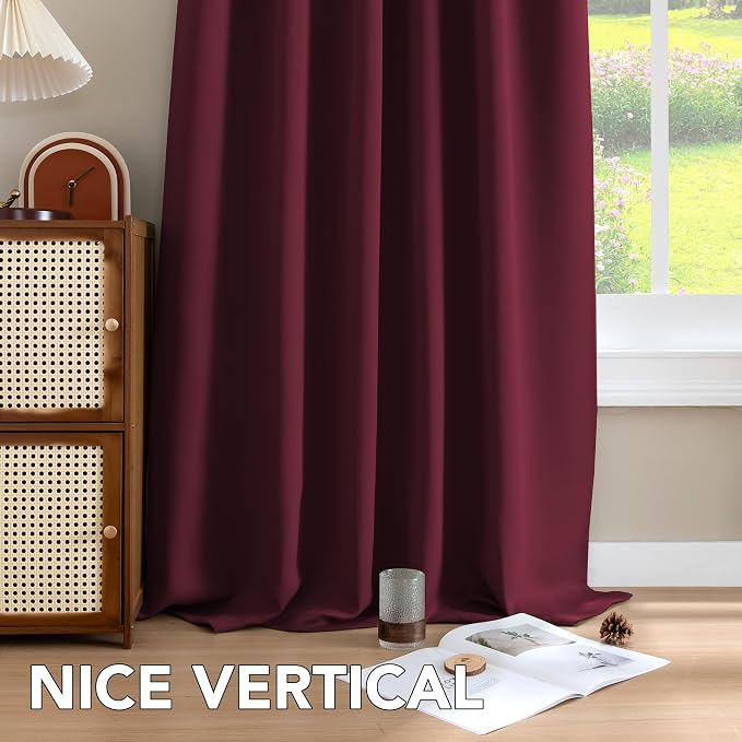 H.VERSAILTEX Christmas Blackout Curtains Thermal Insulated Window Treatment - Image 9