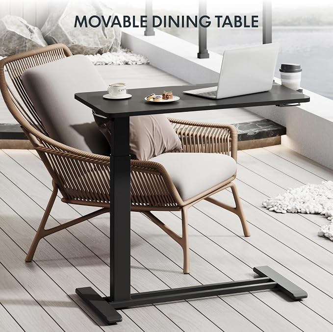 FLEXISPOT H7 32" Pneumatic Height-Adjustable Overbed Table - Image 10