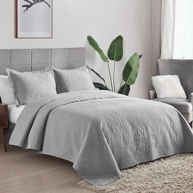 Hansleep Grey Quilt Twin Size - Image 9