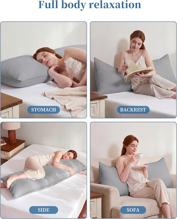 YZ HOME Full Body Pillow Insert -Large Long Bed Pillow - Image 6