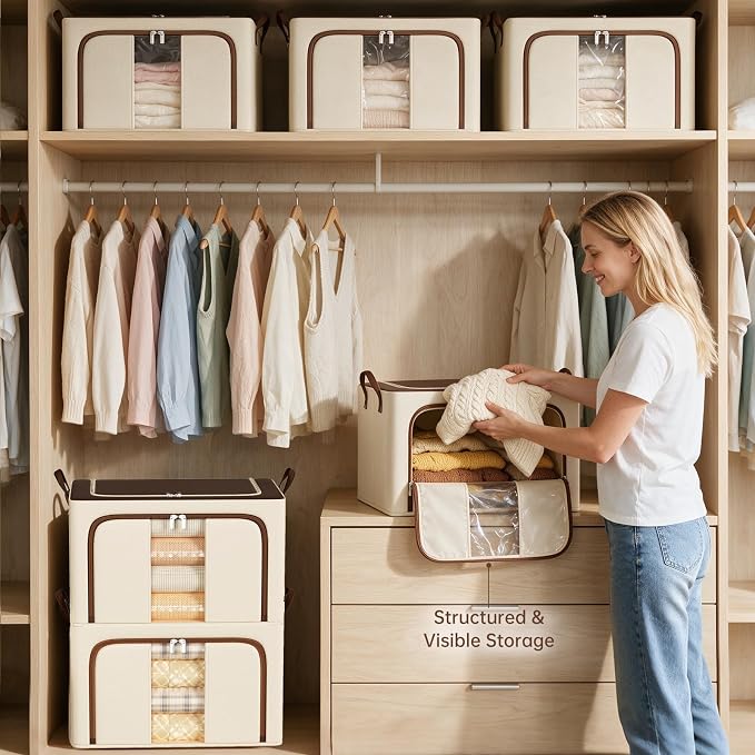 3 Openings Clothes Storage Bins - Image 7