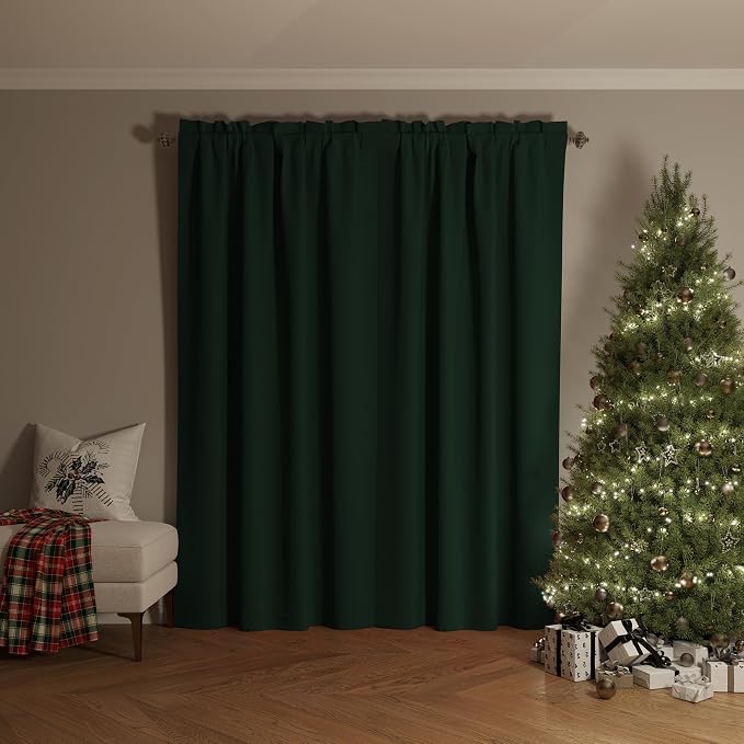 Sun Zero Oslo Theater Grade Extreme 100% Blackout Rod Pocket Curtain Panel - Image 2