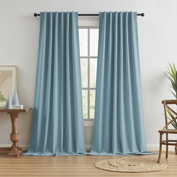 Thermal Insulated Completely Blackout Curtains by KEQIAOSUOCAI