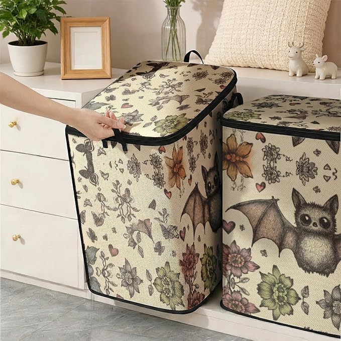 2pcs blanket storage bag for under bed, closet organizers 95L | clothing - Image 6