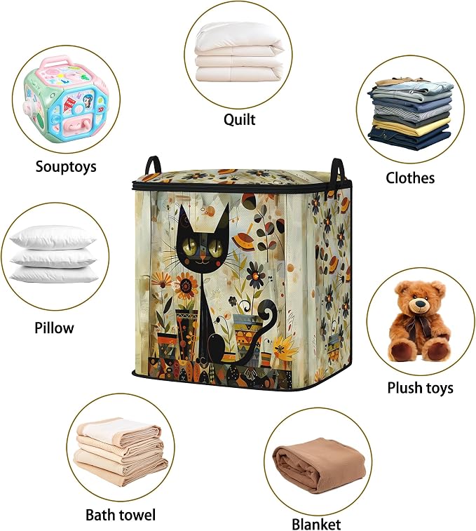 2pcs blanket storage bag for under bed, dorm bedding organizers 95L | king - Image 2
