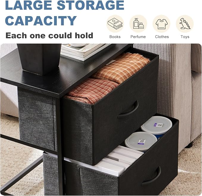 DUMOS Night Stand Small Dresser - Image 4
