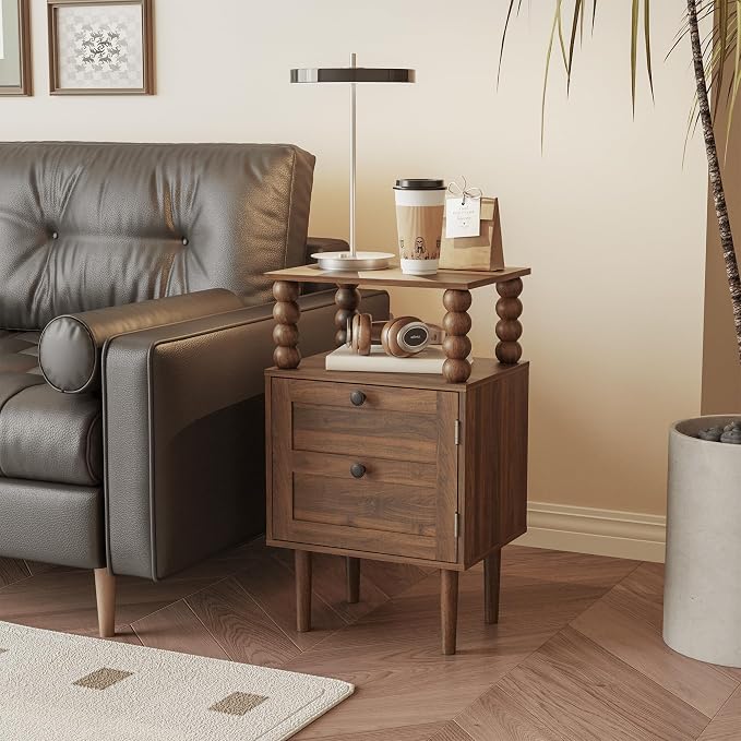 Veegle Nightstand, Modern Bedside Table - Image 5