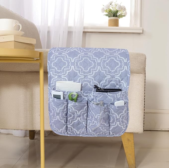 Armchair Caddy for Couch Remote Control Holder by luckyjoyreal