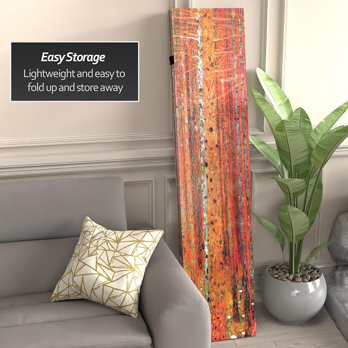 Red Lantern Double Sided Works of Klimt Room Divider - Image 3