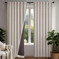 Deconovo Faux Linen 100% Blackout Curtains by Unknown