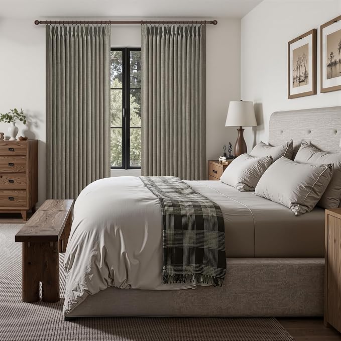 Pinch Pleated Blackout Curtains 96 Inches Long - Image 8