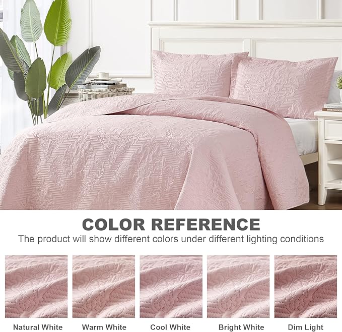 Hansleep Pink Quilt Twin Size - Image 6