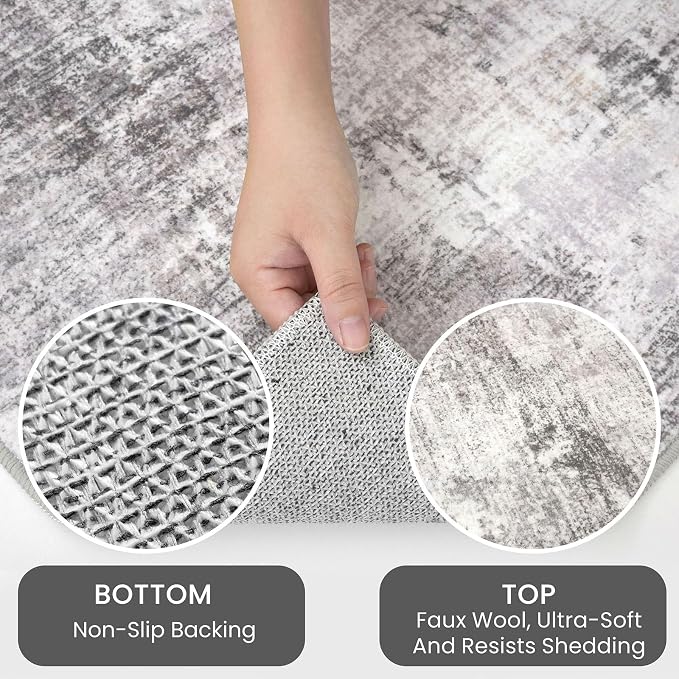 Abstract Runner Rug 3x16 Ft Washable Runners - Image 6