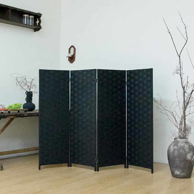 4 Panel Short Room Divider Screen - Image 3