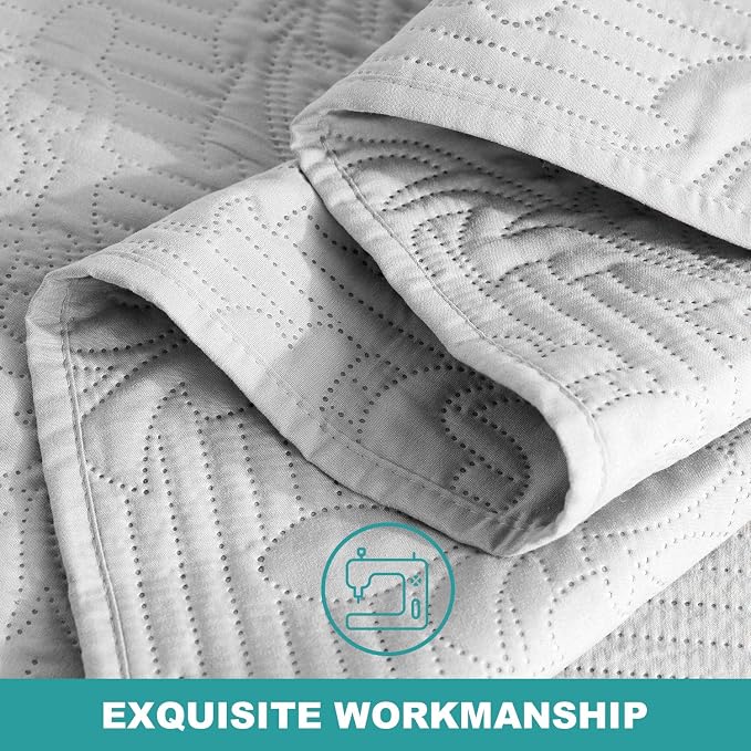 Hansleep Grey Quilt King Size - Image 5