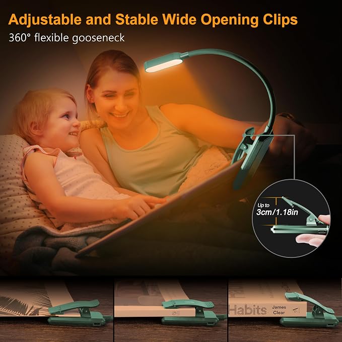 Gritin 16 LED Rechargeable Book Light - Image 5