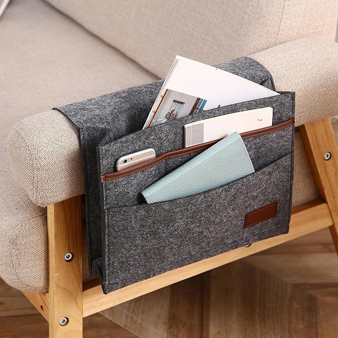 Bedside Caddy, Sofa Caddy, Storage Organizer Pocket - Image 3