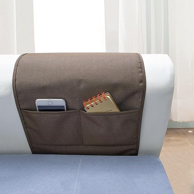 5 Pockets Remote Control Holder, Magazine Rack, Space Saver Organizer, Draped - Image 2