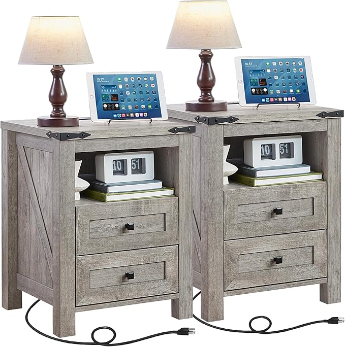Joaxswe Nightstands Set of 2 by Joaxswe